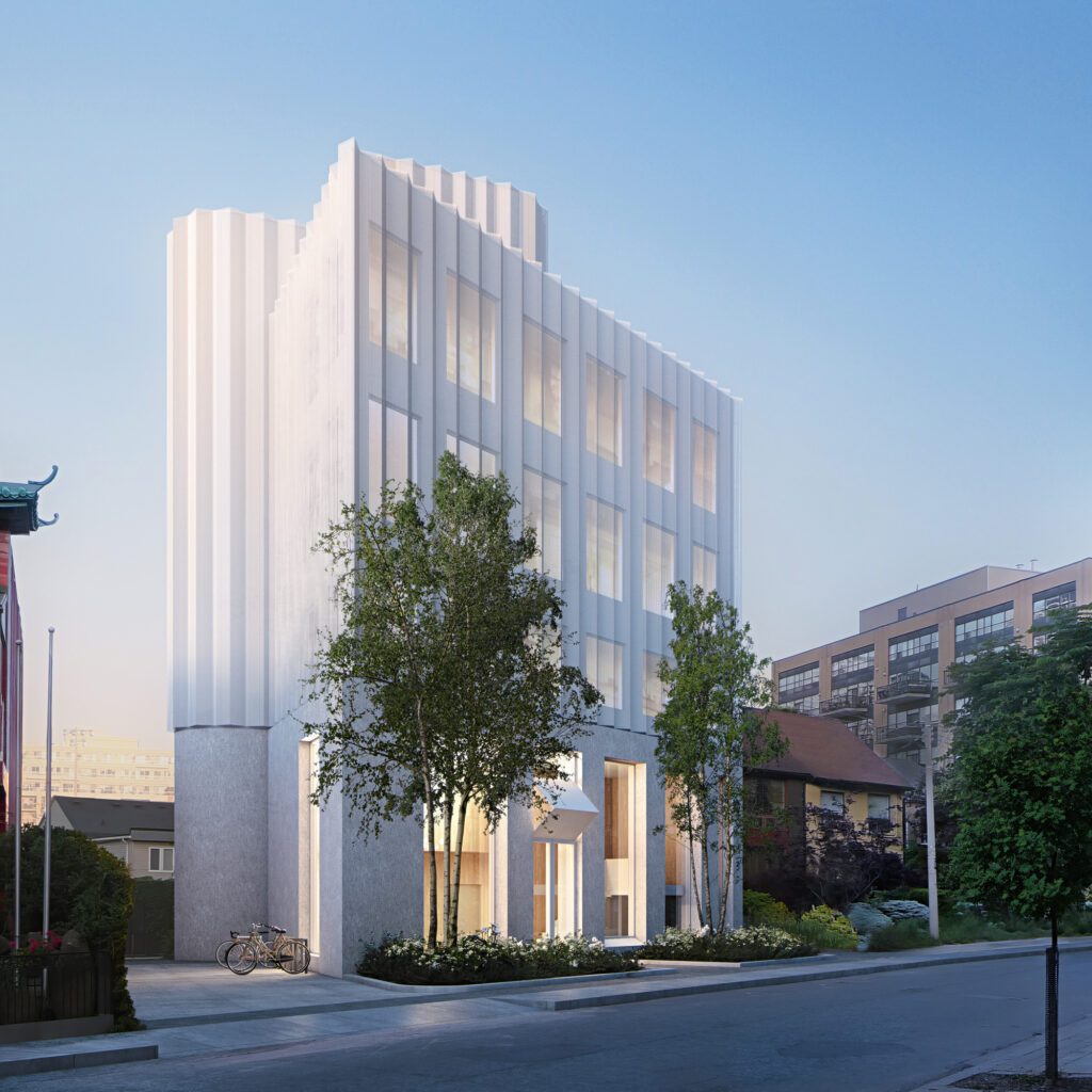 An architectural rendering of 191 Niagara