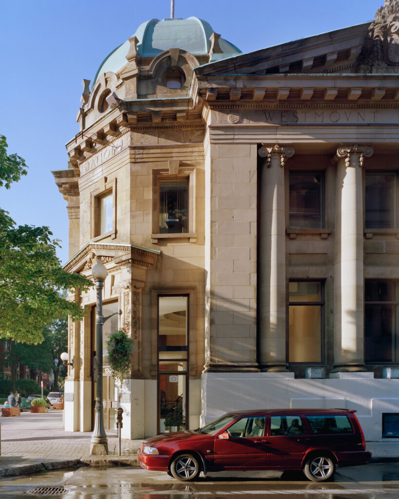 Westmount Post Office building with car parked in front