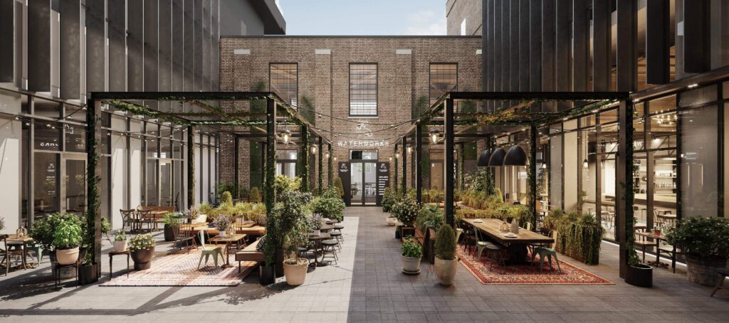 Historic Waterworks Building To Become Massive European-Style Food Hall